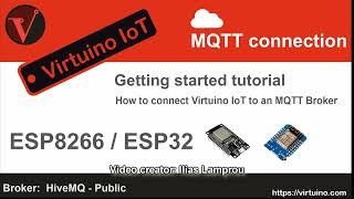 Virtuino IoT - ESP8266 / ESP32 - MQTT gettting started tutorial
