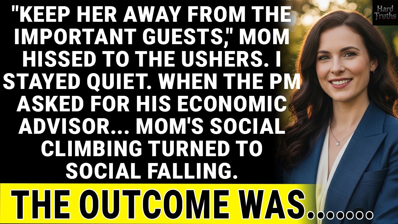 At The Wedding Dinner, Mom Whispered 