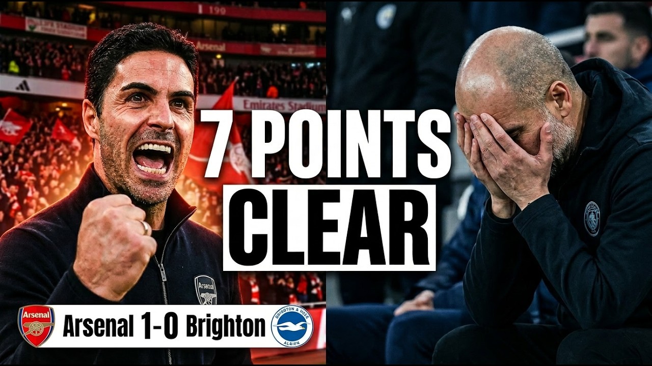 7 POINTS CLEAR! 🏆 Arsenal 1-0 Brighton | City CRUMBLE vs Forest! (Post-Match Reaction)