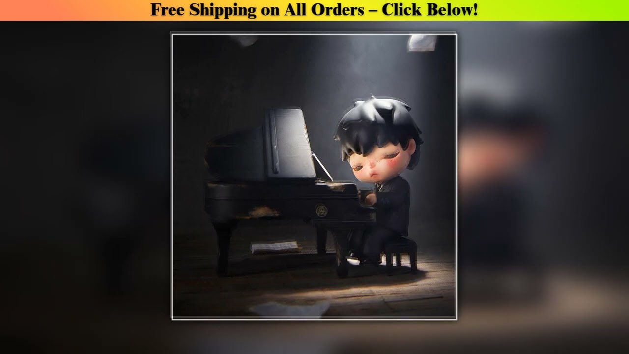POP MART Hirono The Pianist Figure Limited Edition Limited to 2pcs per order Wholesale Best