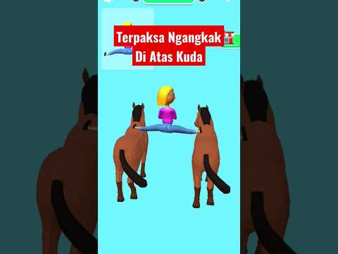 Waduh, Si Perempuan Cewek Ngangkang di Atas Kuda #animation #cartoon #animals #animasi #shorts