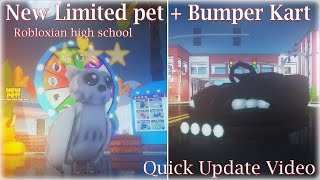 New White Owl and bumper kart update in Robloxian high school