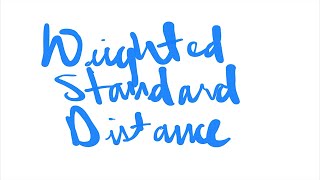 6.6 Weighted Standard Distance in R