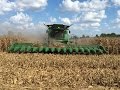 John deere s690 tracked combine with a 16 row corn head