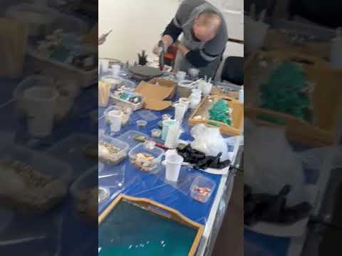 Мастер класс по эпоксидке, было очень круто!) #Хабаровск #фора #музыка