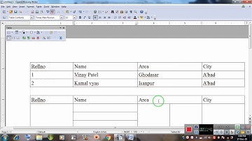 STD-9 Computer Chapter-11 Tables and Mail Merge Part-1 Bharat Sir