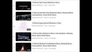 Check Out My 15 Minute Meditation Videos !
Hears A Quick Video Previewing My 15 Minute Meditation Videos, So Check Them Out !, Would Really Appreciate It, And Rest In Comfort Kindly. Check Out My 15 Minute Meditation Videos !