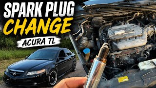 My TL Was Long Overdue For New Spark Plugs…
