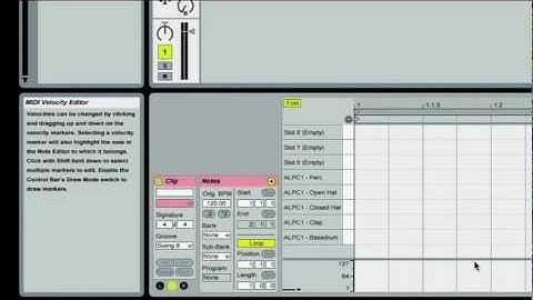 SonicAcademy (Creating A Drum Beat)  Ableton Live PART (1 OF 9)