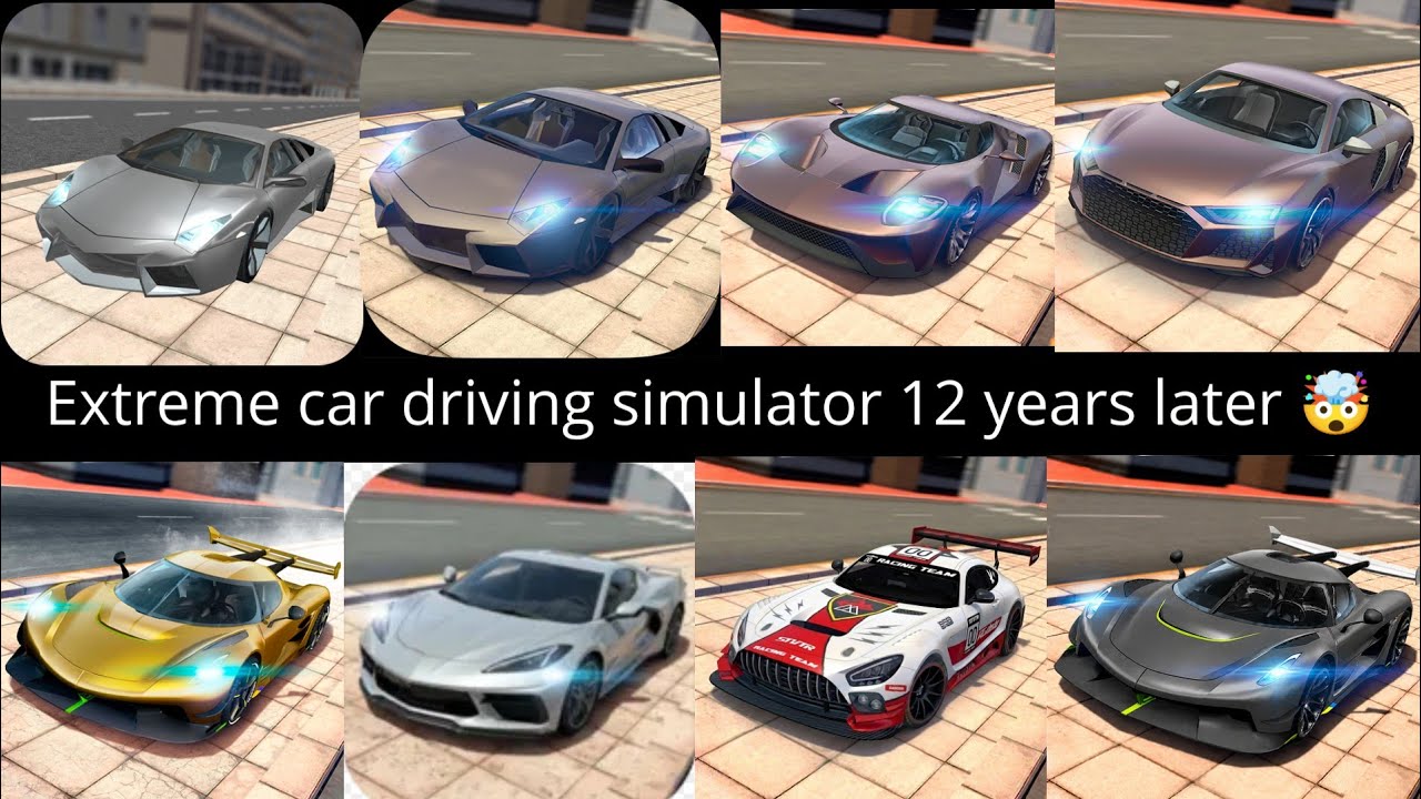 Extreme car driving simulator 12 years later comparison 🤯 - YouTube