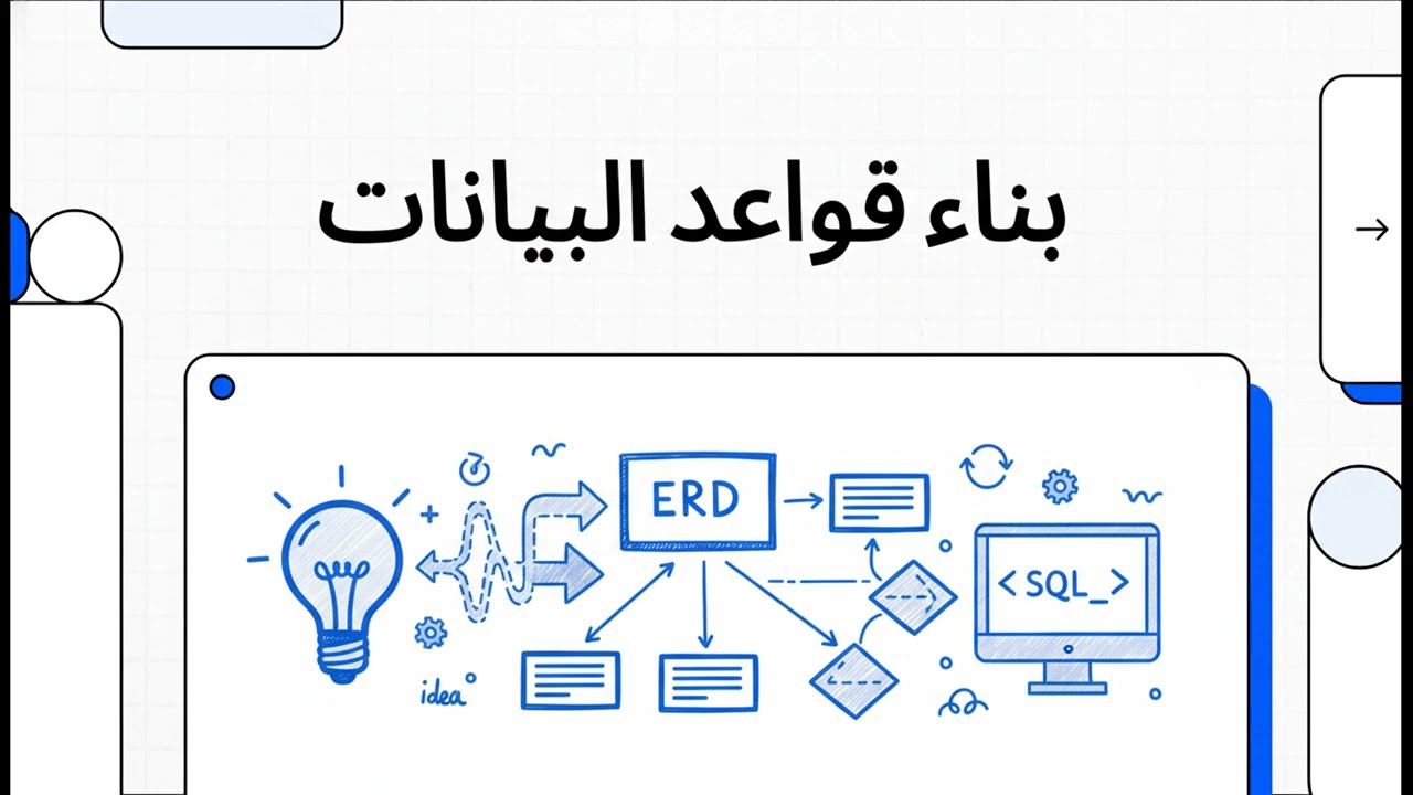 تصميم وبناء قاعدة البيانات database design