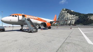 Manual Landing At GIBRALTAR | Fenix A320 | MSFS 2020