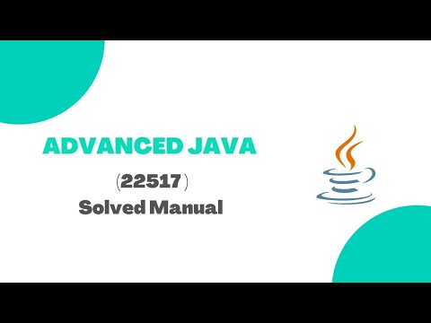 22517 Advanced Java