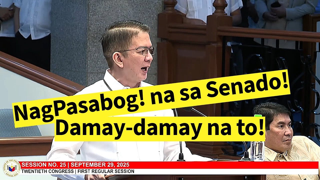 Pinasabog na ni Sen Chiz ang kanyang mga nalalaman sa Senado at Kongreso. Nagkaturuan na sila.