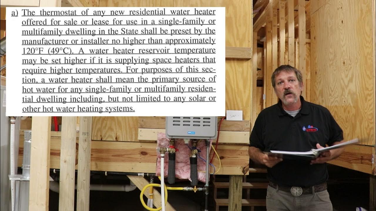 turning up temperature on a rheem tankless water heater YouTube