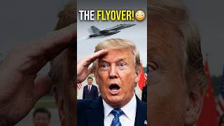 Trump’s Reaction to the Military Flyover as Xi Jinping Arrives 😳✈️