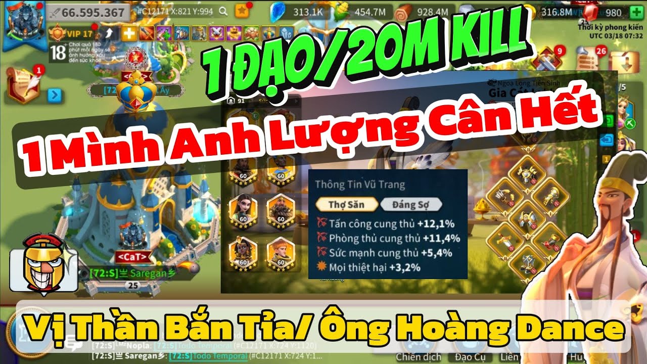 Bắn Tỉa Như 1 Vị Thần. 1 Đạo 20M Kill Nhẹ Nhàng Với Ông Trùm Cấu Rỉa GCL/Henry . Game Là EASY