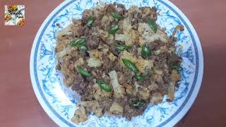 Gobhi Keema Recipe [ Pashto ]
