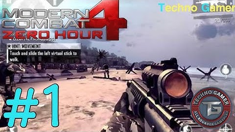 Modern Combat 4: Zero Hour Android Walkthrough - Gameplay  #1