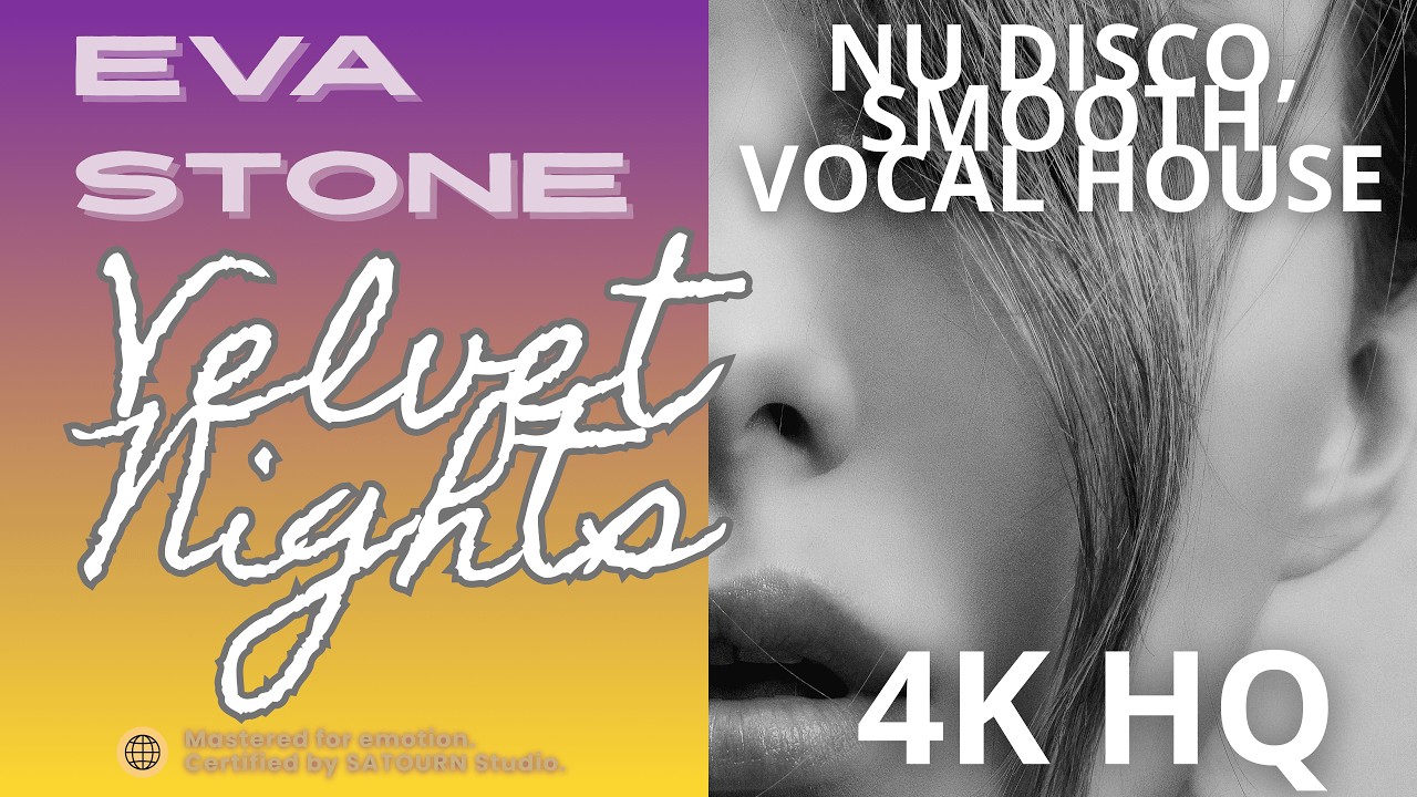 Eva STONE – Velvet Nights (Lyric Video) | Nu Disco, Smooth Vocal House