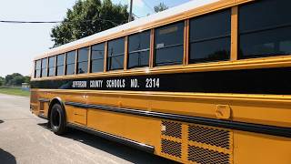 JCPS bus drivers prepare for 1st day with new technology aimed at improving arrivals