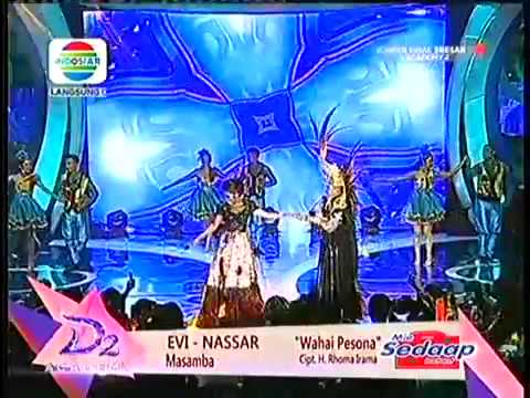 DUET EVI MASAMBA FT NASSAR 'WAHAI PESONA' KECEEE PARAHHH  D'ACADEMY 2 22 MEI 2015
