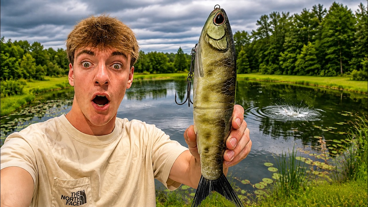 Fishing GIANT Swimbaits for Private Pond MONSTERS…