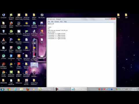 Making Programs with Notepad Tutorial 2-Learning more Codes