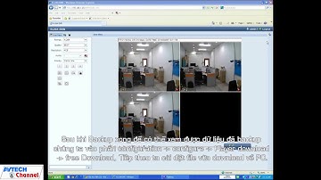 Avtech Channel huong dan backup du lieu va xem lai tren IE tren DVR