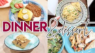 WHAT'S FOR DINNER? 🍽 3 DINNER IDEAS + 1 DESSERT! 🍰 screenshot 5