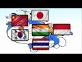 Doraemon Opening (Different language) Japan, china, korea, thailand, indonesia, india