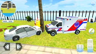 Roof Jumping Ambulance Simulator #14 - First Aid Emergency VAN Driving - Android Gameplay screenshot 1