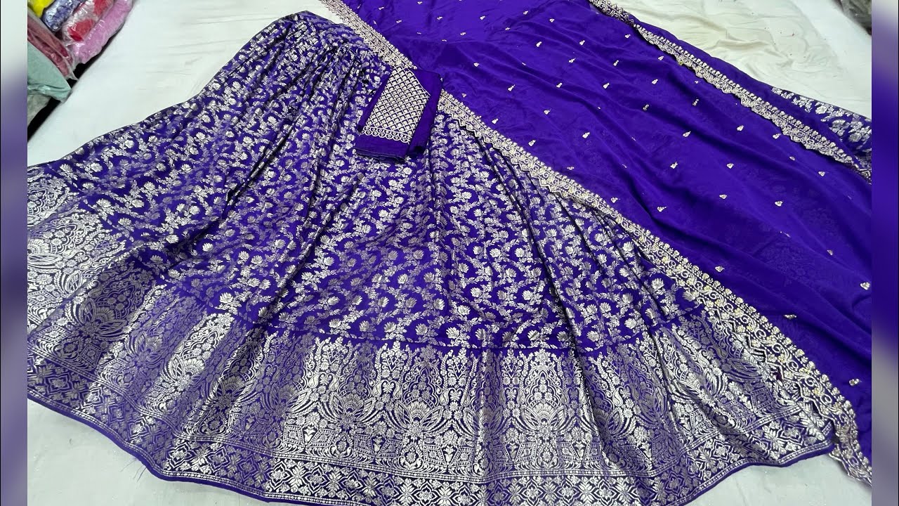 Wholesale dealer in bridal and semi Silk lehenga chickpet banglore @Kamla_hi_fashion123 ￼