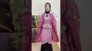 Kostum Kreasi China Style Kreasi Kain Jarik Dan Hijab
