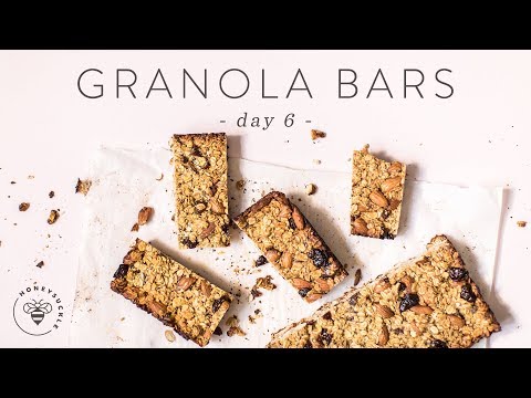 Homemade CHEWY GRANOLA BARS for Healthy #BuzyBeez 🐝 DAY 6 | HONEYSUCKLE