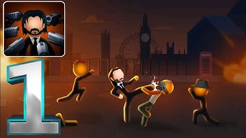 JohnMan - Gameplay Walkthrough Part 1 Levels 1-2 (Android)