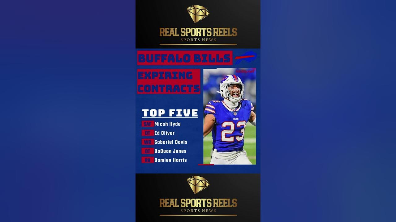 Buffalo Bills 2024 Expiring Contracts nfl shorts bills YouTube