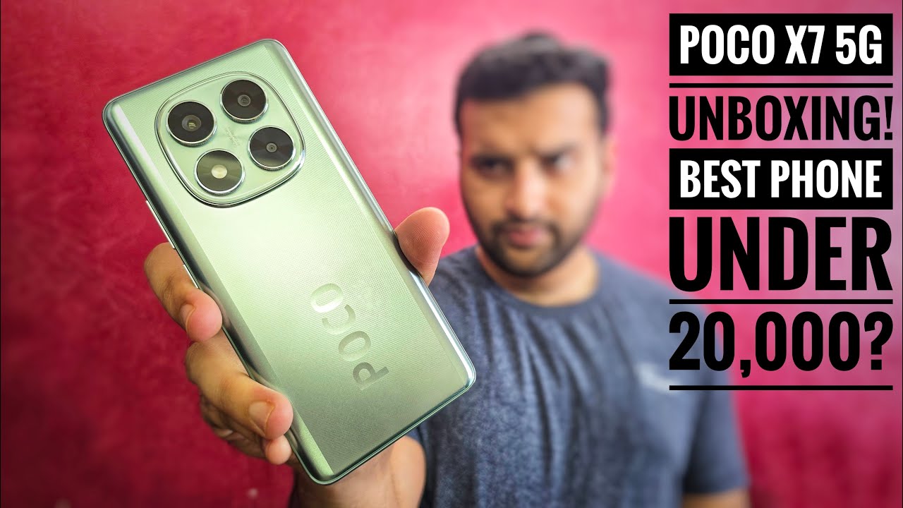 Poco X7 5G Glacier Green Unboxing and Overview - Best Phone Under 20,000?