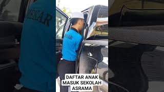 Mengiringi pendaftaran anak masuk sekolah dan asrama #amazing #smu #daftarsekolah