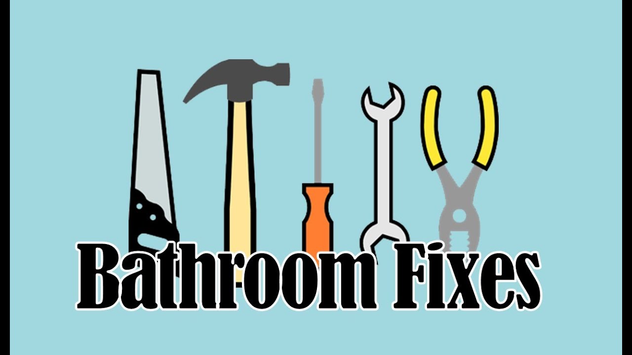 Easy Bathroom Repairs DIY - YouTube