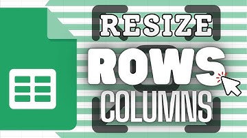 Quickly Resize Rows and Columns in Google Sheets (Quick Tip)