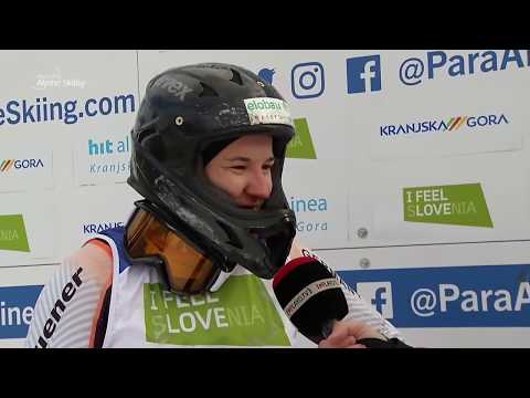 Anna-Lena Forster | Race Reaction Slalom Sitting Run 2 | 2019 WPAS Championships