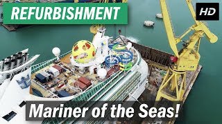 Mariner of the Seas gets a refurbishment in Cadiz