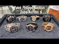 8 luxury watches in auction - Audemars Piguet Royal Oak Omega Speedmaster Patek Philippe Nautilus