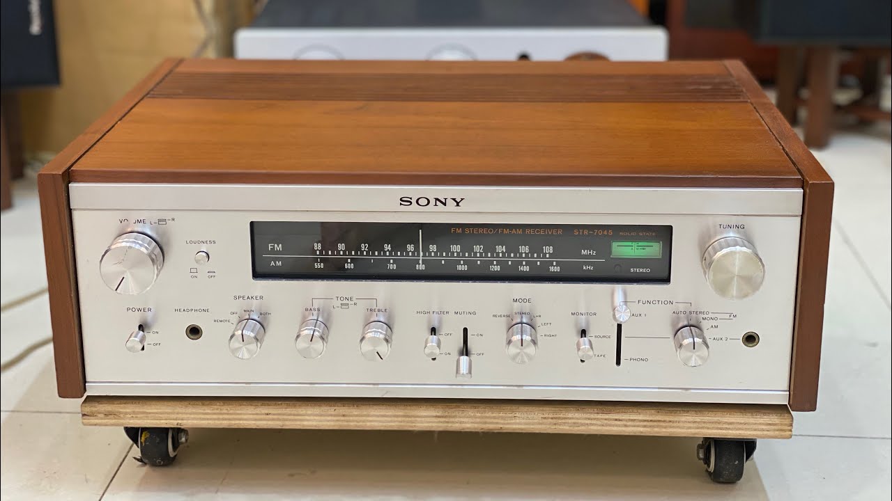 Sony Str-7045 Receiver Stereo Amplifier - YouTube