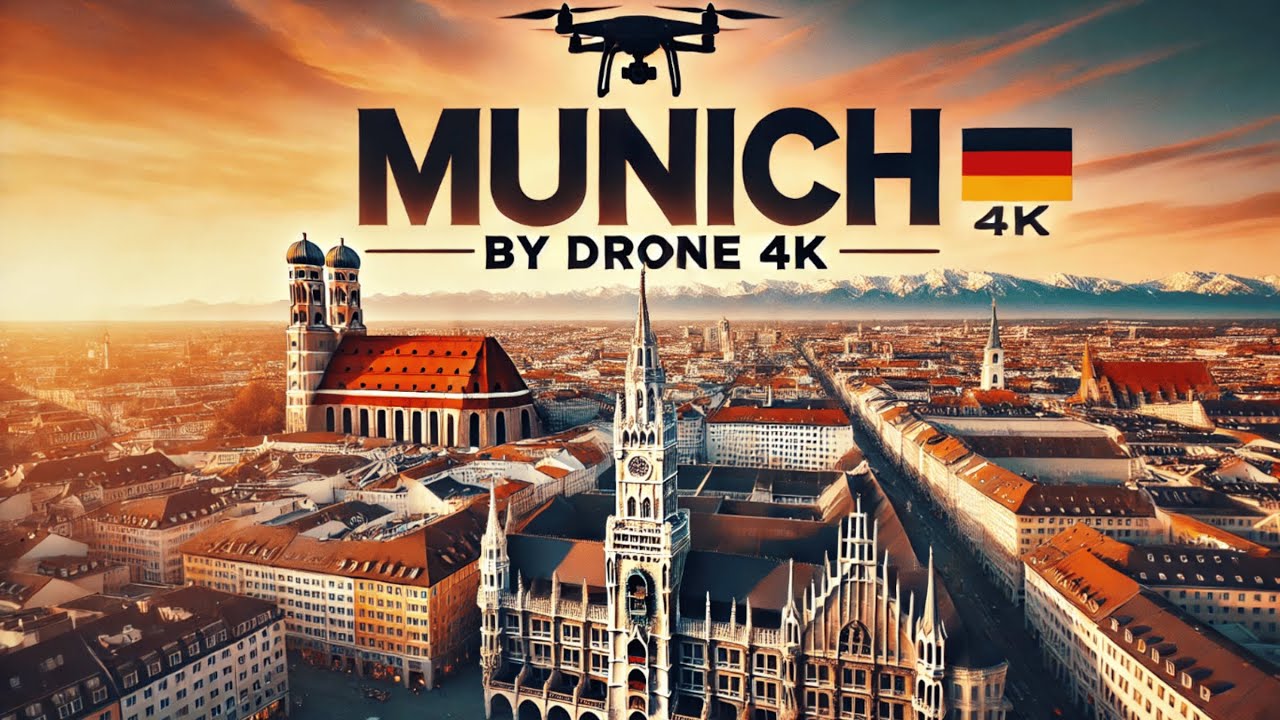 Munich, Germany 🇩🇪   by drone 4K