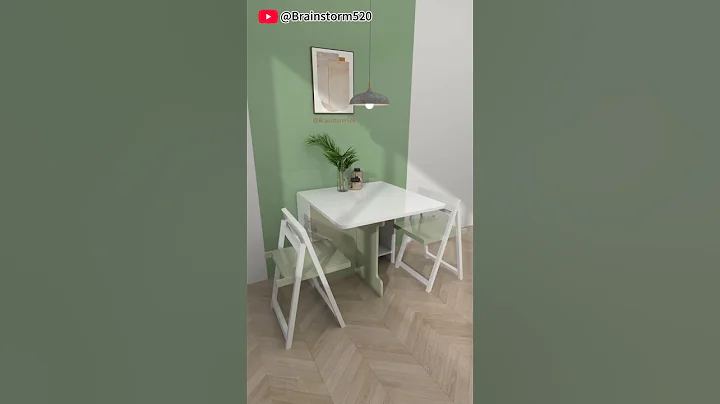 Multifunctional folding table design #classicwood#Furniture Design