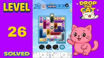 Drop The Cat – Level 26 | Fast & Clean Solution