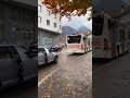 Départ de 2 bus TMR dont un Citaro 2 à Martigny avec @Helveticaventure