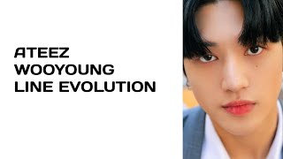 •ATEEZ - WOOYOUNG ( LINE EVOLUTION ) | UNTIL &quot; THE REAL &quot;.